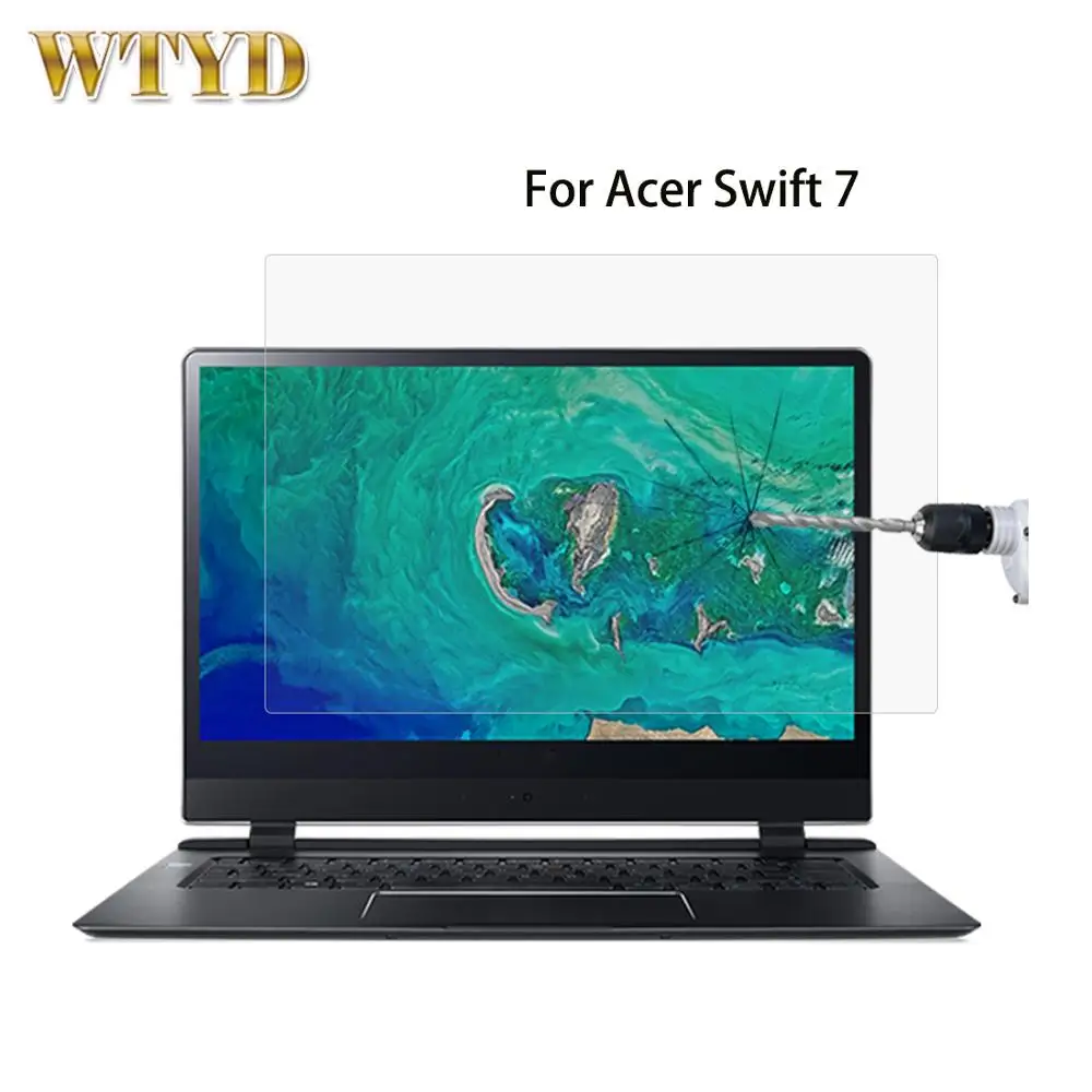 Laptop Screen Tempered Glass Protective Film for Acer Swift 7 Laptop - SF714-51T-M9H0 14 inch Tablet Screen Protector For Acer