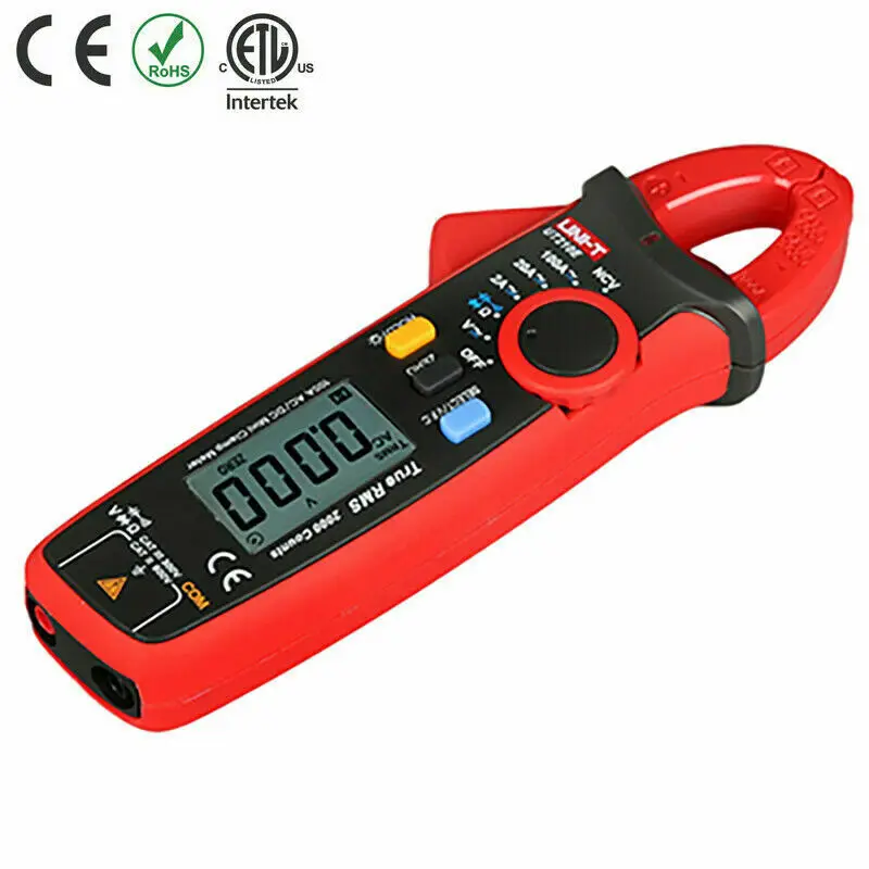 UNI-T UT210E Clamp Meter Pinza Amperimetrica VFC Electrical Instruments DC/AC Current Voltage Tester Auto Range Multimeter