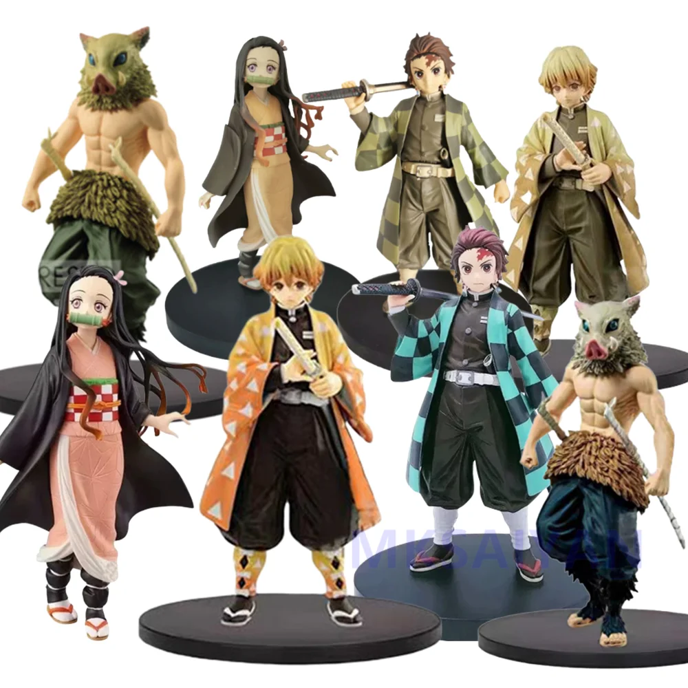 Экшн модель Demonic Slayer Kamado Nezuko Tanjirou Hashibira Inosuke кукла Фигурка подарок Игрушка Аниме