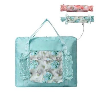 

Tote/Shoulder Travel Shopping Big Bag Folding Clothes Storage Pouch Organizer Cosmetics Storage Bag Travel Luggage Bag