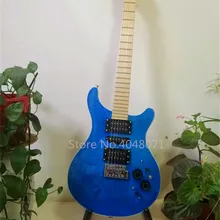 Заводская электрическая гитара, клен гриф, серебряные аксессуары, китайская гитара