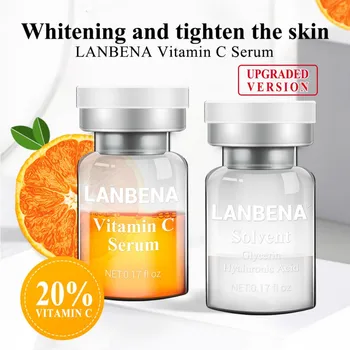 

Lyophilized Powder Vitamin C Essence Set Nourishing Moisturizing Remove Melanin Shrink Pores Brighten Skin Care Set