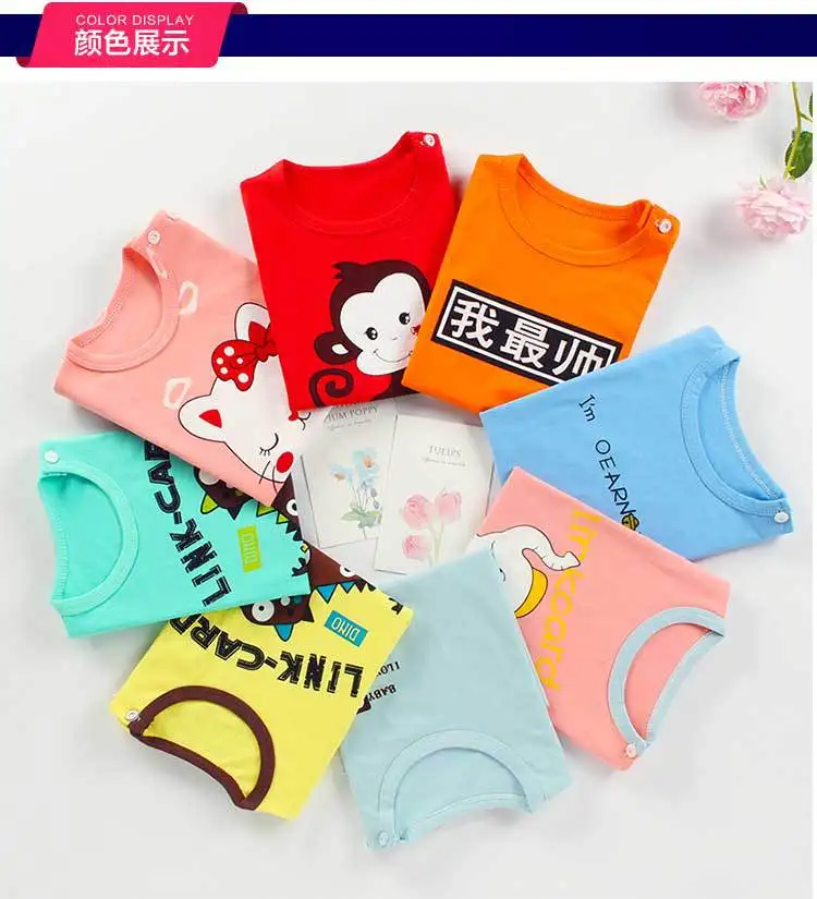 Baby Clothing Set discount Cartoons Designer kids Clothing Baby Boys girls Summer Clothes cotton T-shirt+shorts Baby Girl Casual baby Clothing Sets best Baby Clothing Set