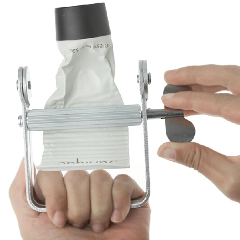 

1PCS Metal Toothpaste Squeezer Pigment Squeezer Hand Cream Cream Glue Squeezer Tool Clip Tool Squeeze Toothpaste