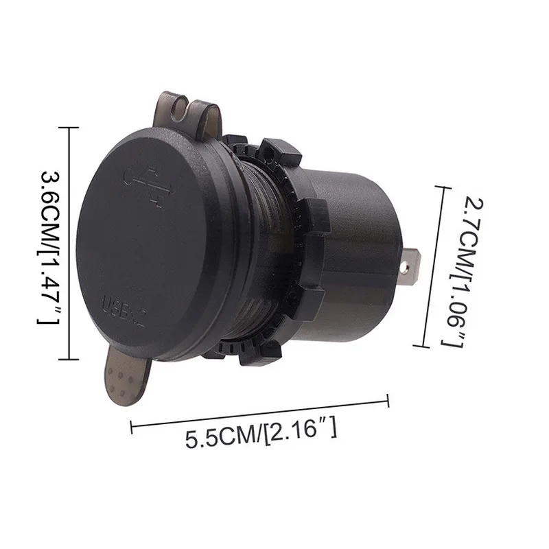 12 V-24 V Напряжение Измеритель Тока Тестер светодиодный Дисплей автомобиля с двумя портами USB Зарядное устройство гнездо вольтметр адаптер Напряжение Urbanroad лодка мотоцикл