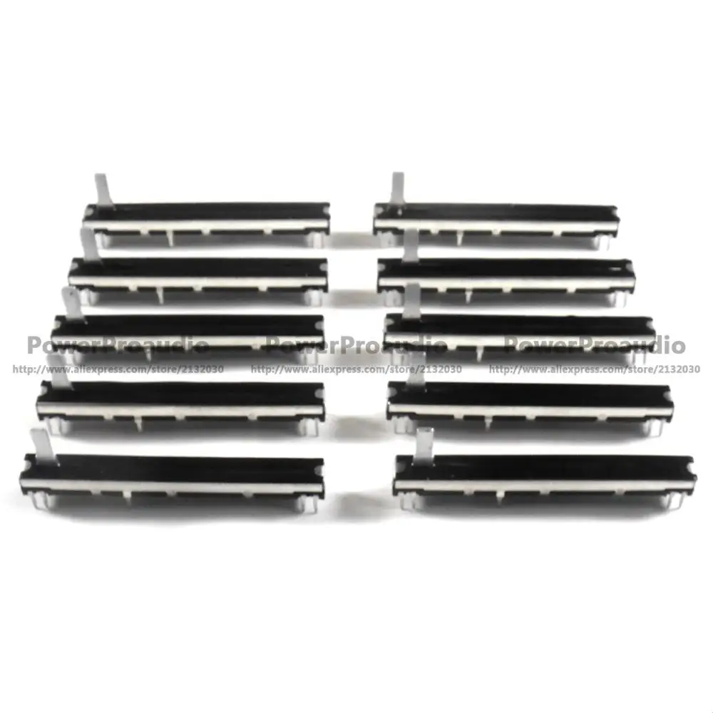 10pcs Replacement For Mackie Cfx8 Cfx12 Cfx16 Cfx20 Dj Live Mixer Volume Fader 50kdx2 Dual Ch
