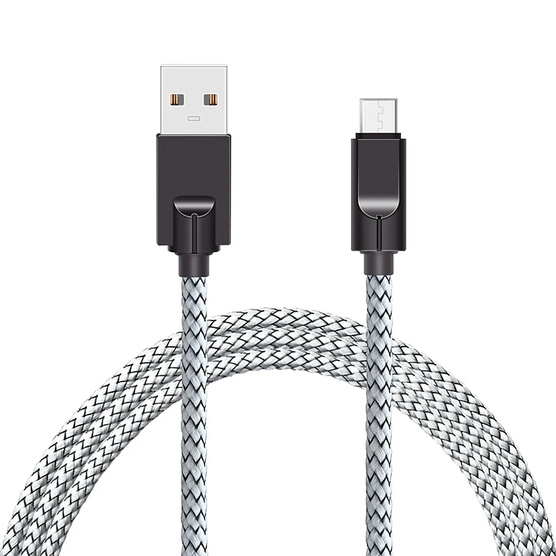 Для huawei Micro USB кабель 3A быстрая Синхронизация данных зарядный кабель для samsung Andriod Microusb type-C кабели для мобильных телефонов для Xiaomi - Цвет: Micro USB