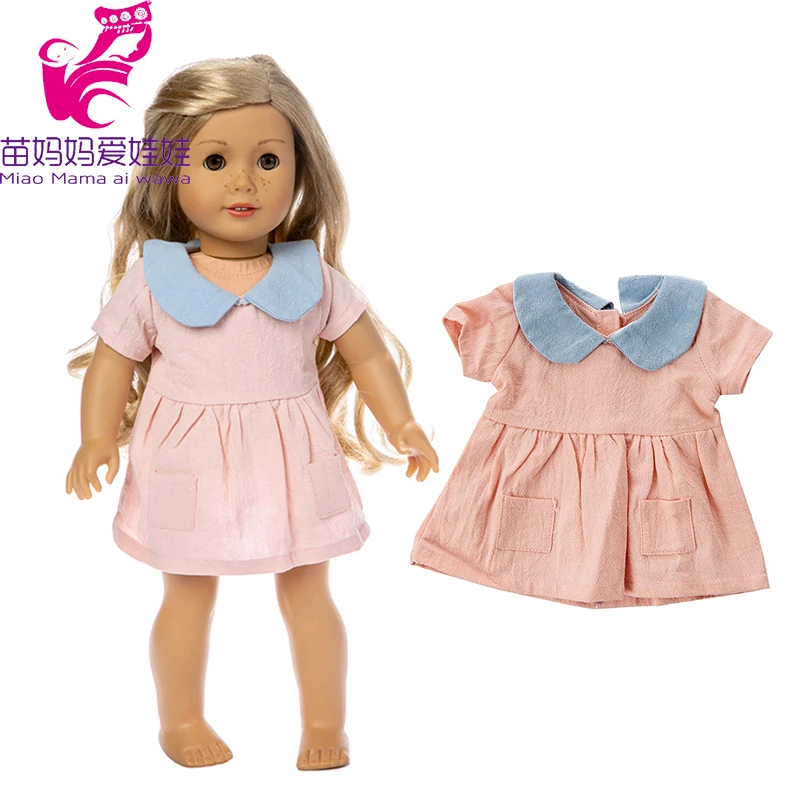 Кукольная одежда рождественское платье пижамный комплект для ребенка 43 см кукла для новорожденного 18 дюймов американская Кукла Новогодняя одежда Рождественский подарок - Цвет: A12