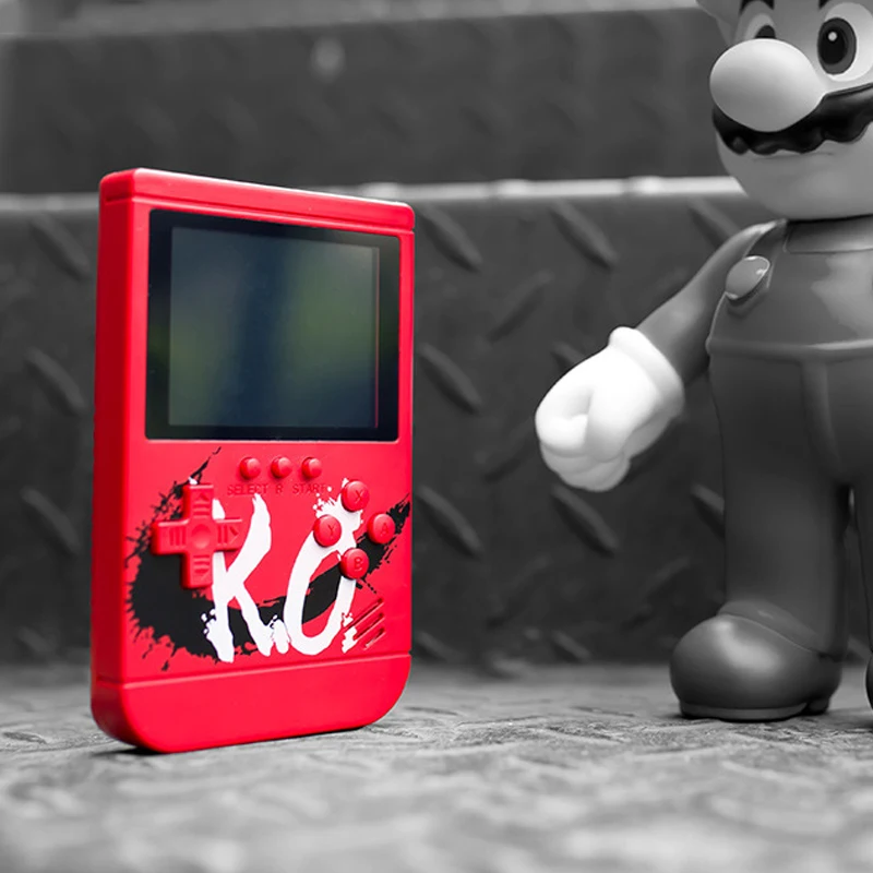 Встроенный 300 игр 1000Mah аккумулятор игровой плеер 3 дюйма цветной Lcd Ретро портативная игровая консоль + геймпад 2 проигрывателя
