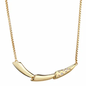 

New 925 Sterling Silver Necklace Shine Flower Stem With Crystal Necklace For Women Wedding Gift Fine Diy Jewelry