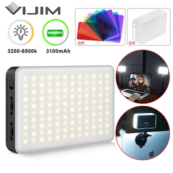 

VIJIM VL120 LED Video Light with Softbox and RGB Color Filters Bi-Color LED Camera Light Dimmable 3200K-6500K for Vlog Shooting