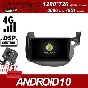 

Zinc Alloy Case Car Android 10 Player for Honda fit Jazz 2011 stereo Multimedia Wireless Carplay Bluetooth GPS Radio Head Unit