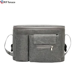 Porte bouteille universel avec fermeture éclair, sac d'extérieur suspendu pour landau, en tissu Nylon, résistant à l'usure et à l'eau 