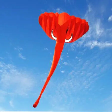 Высокое качество большой мягкий воздушный слон ручка линии различные цвета выбрать Вэйфан воздушный змей Летающий hcxkite Бабочка fly