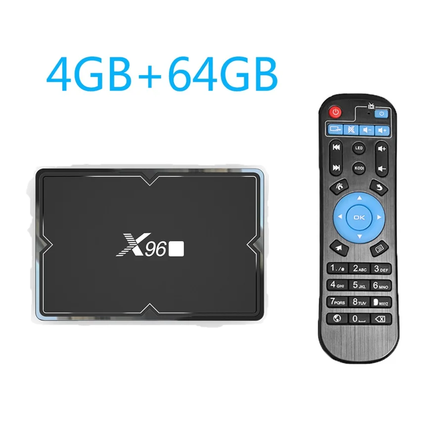 4GB64GB X96H Смарт ТВ приставка Android 9,0 Allwinner H603 Четырехъядерный 4 ГБ 32 ГБ/64 ГБ 2,4G/5G Wifi 6K медиаплеер телеприставка Netflix Google - Цвет: 4GB64GB