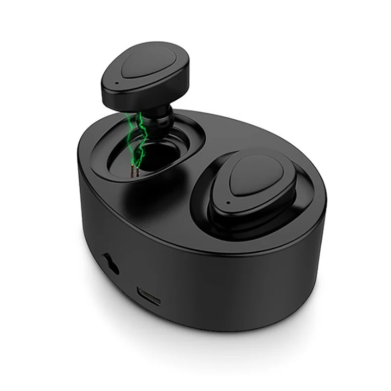

Ultra Mini lightweight Earbuds Wireless Bluetooth Earphone 450 mAh Battery Life With Charging Box For Smartphones