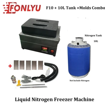 

New F10 mini Liquid Nitrogen Freezer lcd Screen Separator/ lcd separating machine+tank(empty)+5pcs Mould for lcd repair