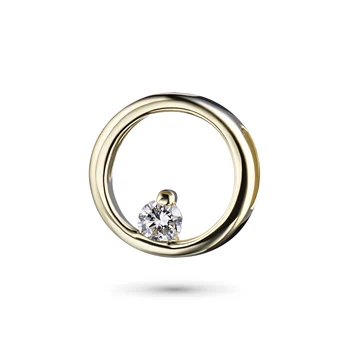 

Pendant made of yellow gold with diamond e0301pd09152100