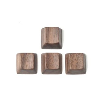 

Walnut Wood Keycap R1 - R4 OEM Height Small Single Personality keycap No Carving keycap for Cherry MX Mechanical keyboard
