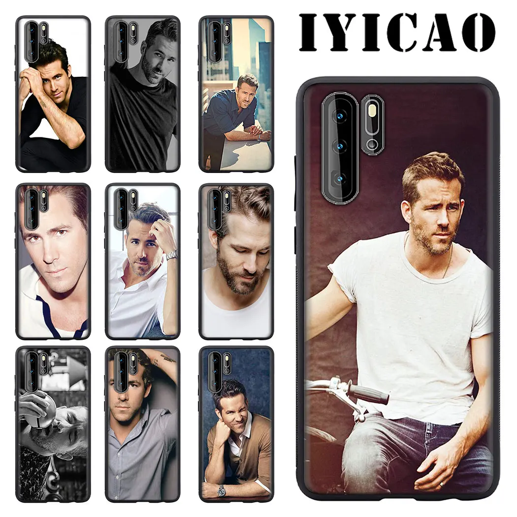 Мягкий актер IYICAO Ryan Reynolds для Huawei Y5 Y6 Y7 Y9 Prime Mate 10 20 30 Pro Lite Nova 2i 2 3 3i 4 чехол |