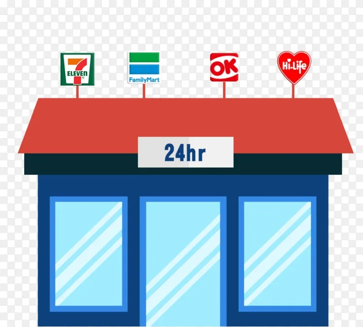 便利店7 11蓝色零空间零度空間颜色 11png图片素材免费下载 图片编号 Png素材网