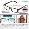 Newest Mulifocal One Power Readers High Quality Women Men Auto Adjusting Bifocal Reading Glasses +50 to +250 ► Photo 3/6