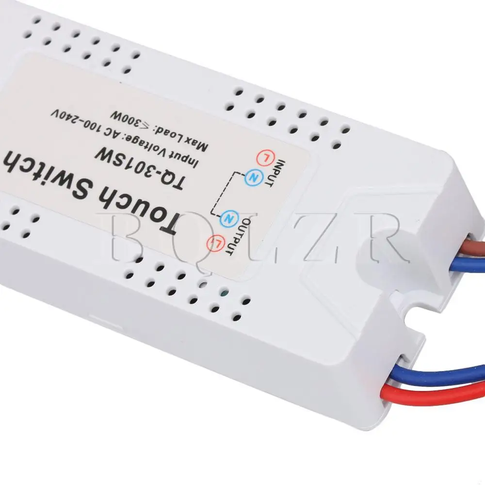 BQLZR AC100-240V вкл/выкл зеркало изолированный сенсорный выключатель TQ-301SW для лампы освещения