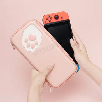 

Cat Claw Designer for Nintendo Switch Bag Portable Storage Case Hard Shell Box Nintend Switch Lite Bag NS NX Console Cover