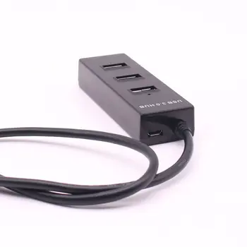

USB 3.0 HUB Splitter ABS Plug And Play Frosted Cover LED Blue Light Display Current Protection Device Hot Swap