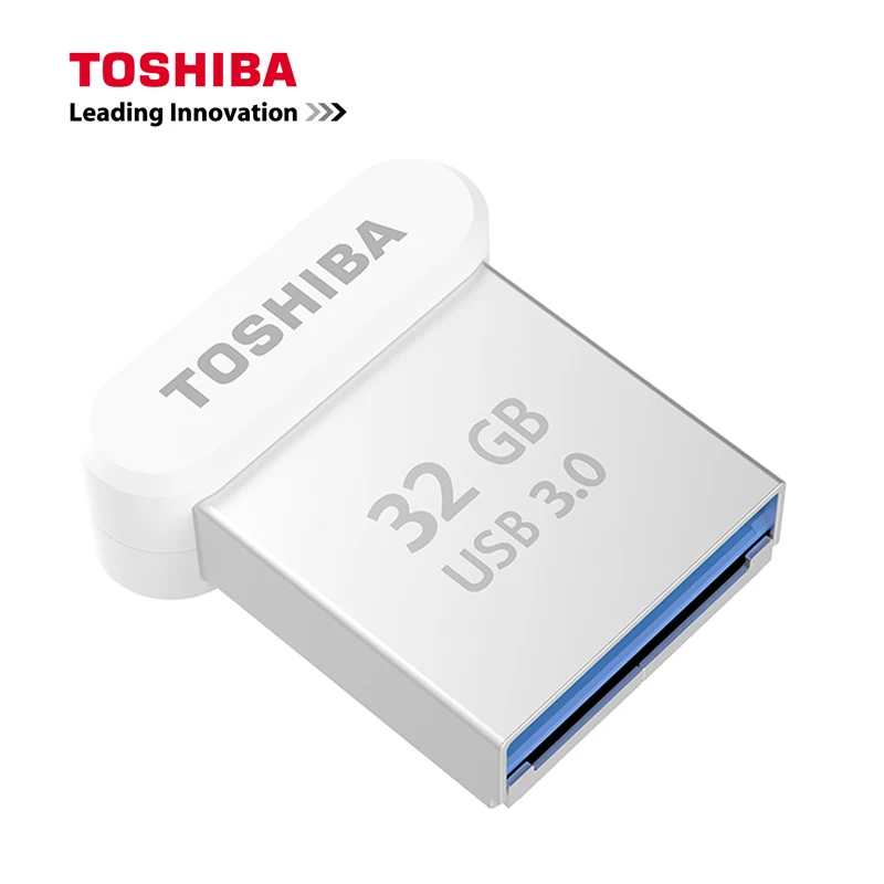 TOSHIBA Металл Мини палец памяти флеш-накопитель USB 3,0, объемом памяти 32 Гб или 64 ГБ флэш-накопитель 120 МБ/с. U диск 128G