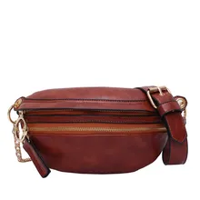 Прямая поставка, молния, сплошной цвет, винно-красная сумка через плечо, Повседневная сумка из искусственной кожи, модная женская сумка, известные женские сумки-мессенджеры# ZE