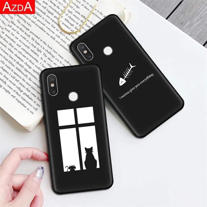 

Black Matte Cute TPU Case For Xiaomi Mi A1 A2 8 Lite 9 SE 9T F1 Star Moon Cover For Redmi Note 3 4X 5A 5 6 7 K20 Pro 7A S2 Funda