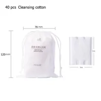 FOCALLURE 40 Pieces Makeup Cotton Pads Microfiber Makeup Cleaner Skin-Friendly Soft Makeup Remover 2