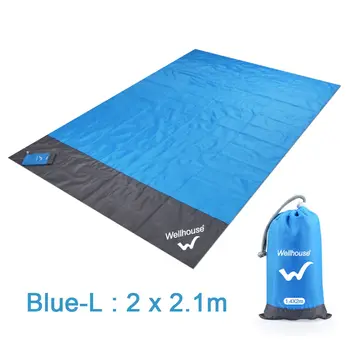 

Beach Blanket Portable Outdoor Camping Mat Waterproof Picnic Mat Ground Baby Sleeping Mattress Foldable Moistureproof Tent Mat