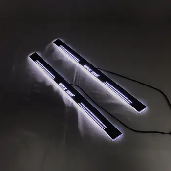 

LYQ led moving door scuff for Subaru WRX STI dynamic door sill plate welcome lamp lining overlay Flow/fixed light