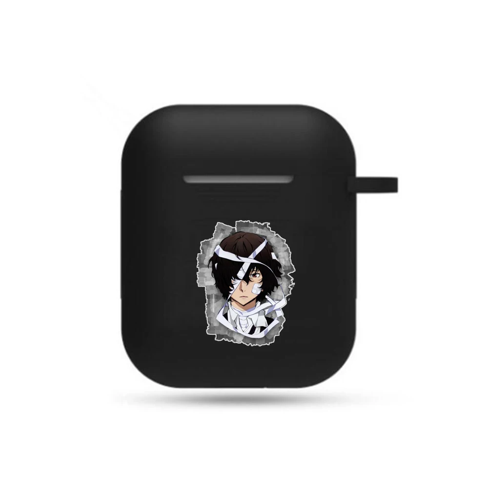 

Bungou Stray Dogs Earphone Case Cosplay Unisex Airpods Bluetooth Headset Cover Earphone case boys girls Headphone Case Props