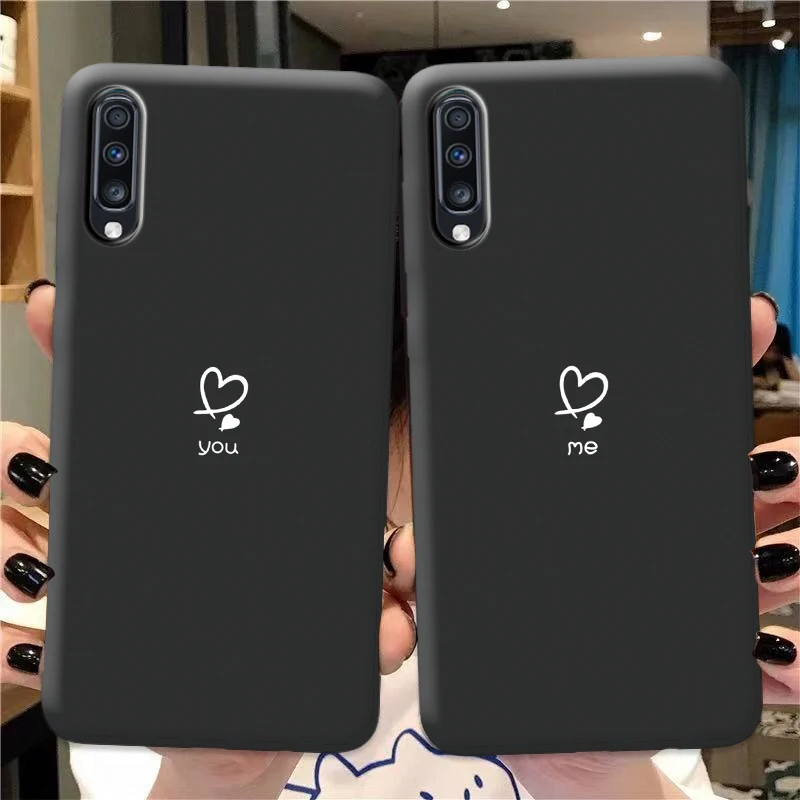 Милый мультяшный чехол для телефона Samsung Galaxy M10 M20 A51 A71 A10 A20 A30 A40 A50 A60 A70 простой