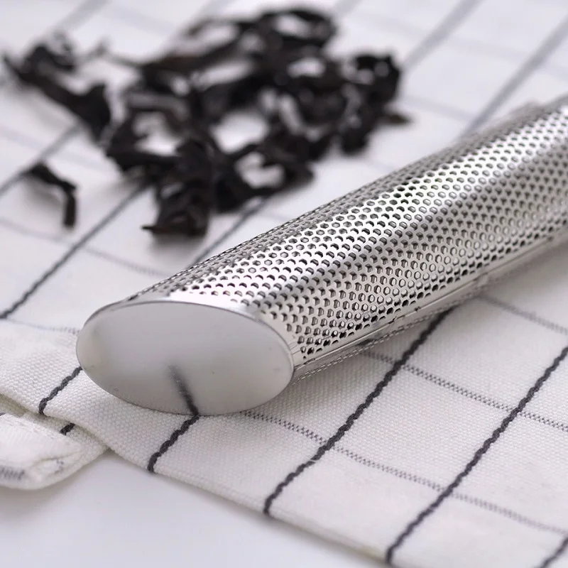 100 шт 304 трубы из нержавеющей стали дизайн Чай Infuser Touch Feel Good чайные палочки для фильтра кухонные аксессуары WB1301