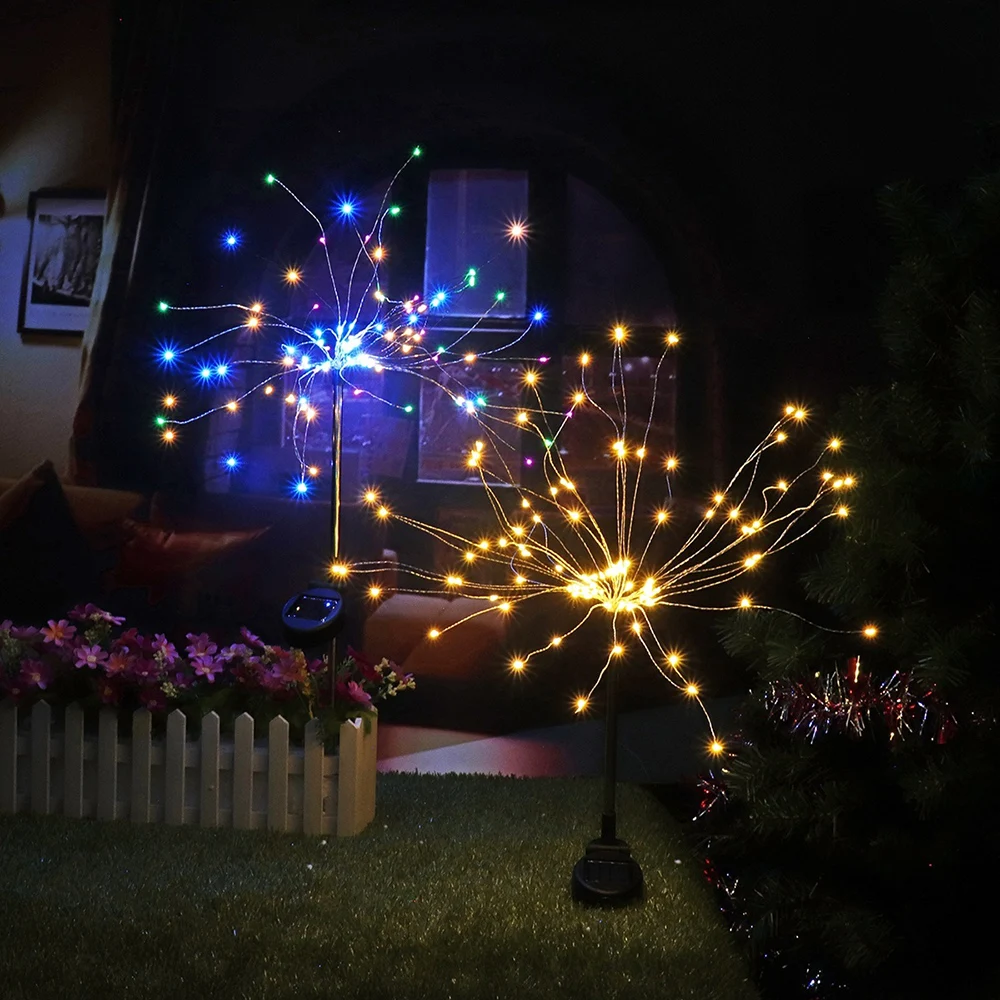 Star String Light IP67 Solar Energy Fairy Bouquet Dandelion Lights Xmas Decor Festival Landscape Lamp Durable Fairy Light