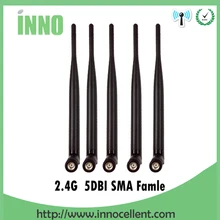 5 шт. 2,4 ГГц антенна wifi 5dBi RP-SMA мама 2,4 ГГц антенна wi fi 2,4 г антенна антенны для беспроводной wi-fi роутера