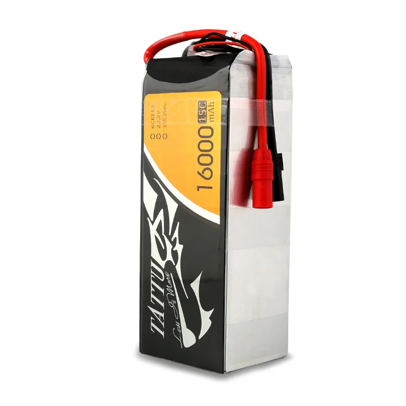 RC LiPo Battery 6S 22.2V 16000mAh 15C for agricultural drone/ UAV drone