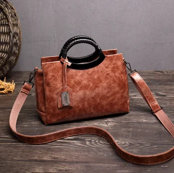 

Vintage messenger bag handbags women bags designer cow leather genuine leather flap envelope package for 2020