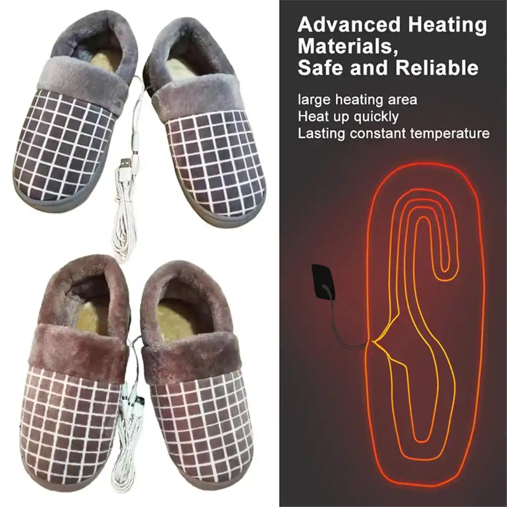 usb heated slippers