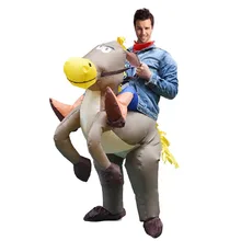 Надувной маскарадный костюм коровы, надувной костюм для взрослых на Хэллоуин, вечерние костюмы для косплея, детский надувной костюм