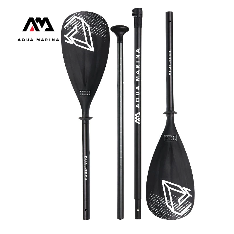 AQUA MARINA DUAL-TECH 2 In 1 Surf Board Paddle SUP Board Paddle Double Blade Paddle Inflatable Boat Oar Aluminium T Handle Oars