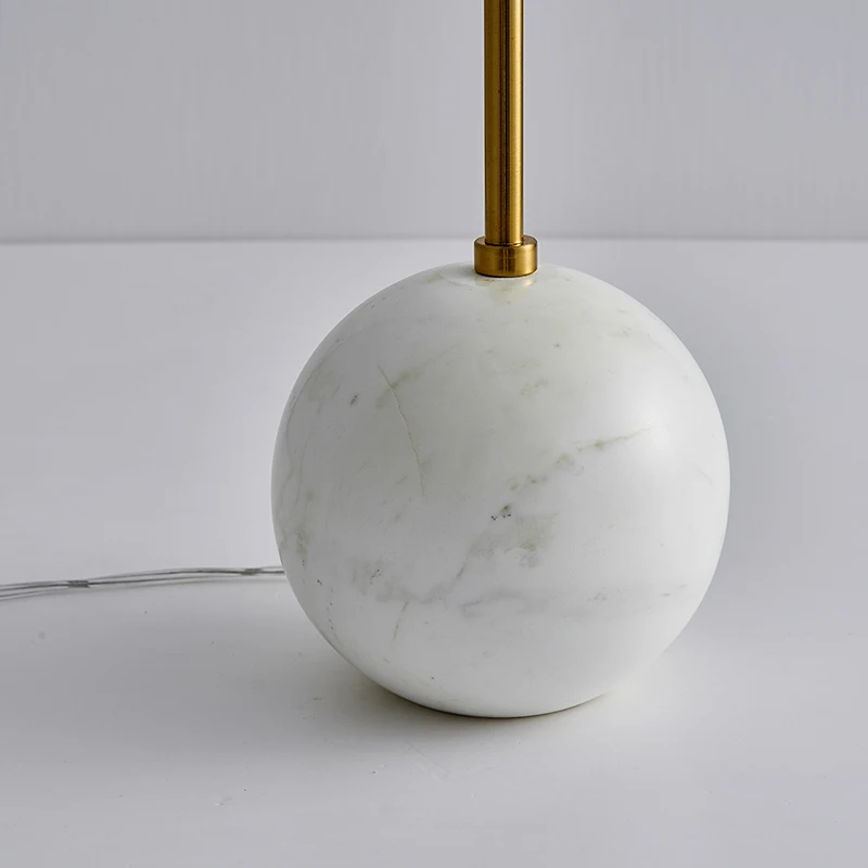 

Northern Europe Post Modern Concise Originality Marble Desk Lamp Designer A Living Room Study Bedroom Bedside Arts Desk Lamp