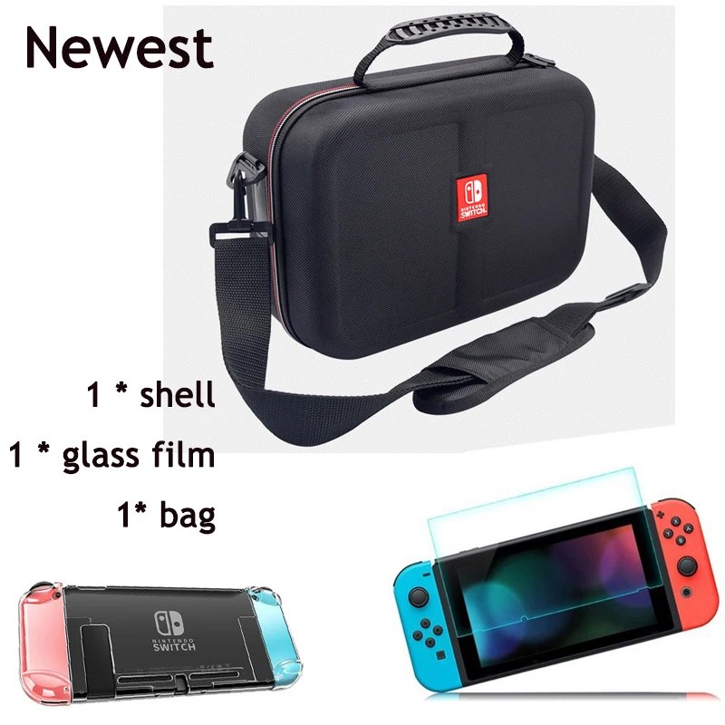 Eva Opslag для игровой консоли nintendo Schakelaar Zak NS Gastheer аксессуары для nintendo Schakelaar аксессуары Joycon Чехол Коробка - Цвет: 3 in 1 newest bag