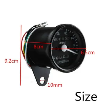 

Motorcycle Tachometer and speedometer Speedometer Tachometer Instrument Gauge Universal