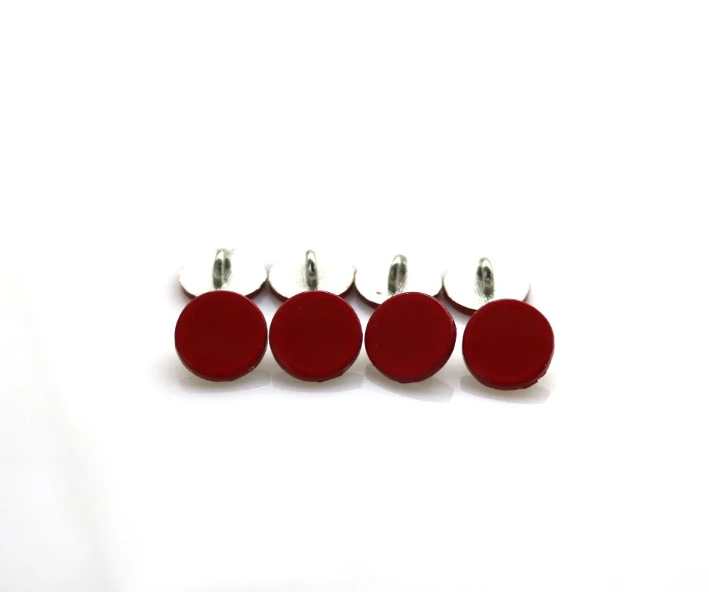 30pcs 11.5mm Zinc metal alloy Sewing Button red Metal Buttons