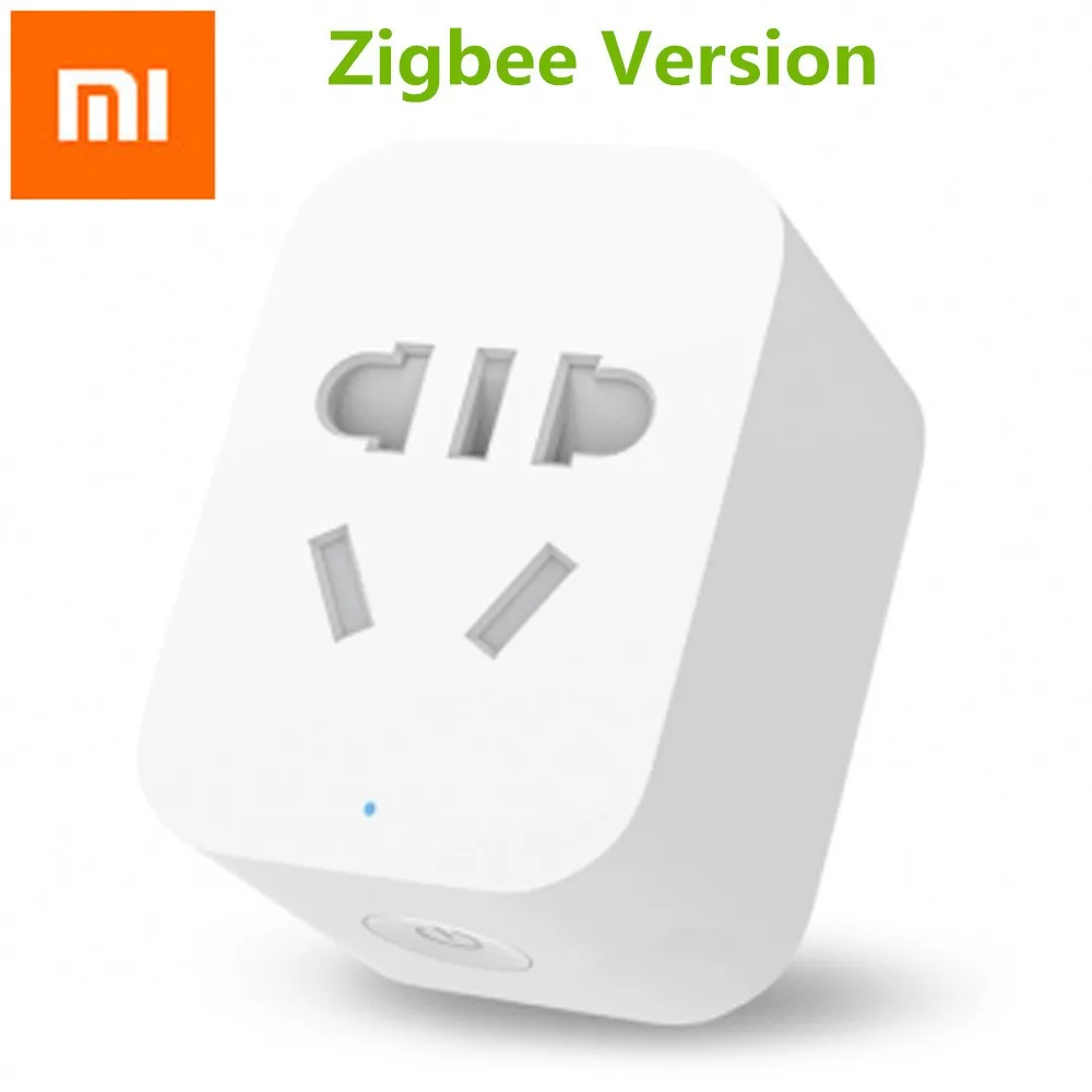 

100% Original Xiaomi Mi Smart Socket APP Remote Control Timer Power Plug Power Detection ZigBee Version LED Indicator Adapter